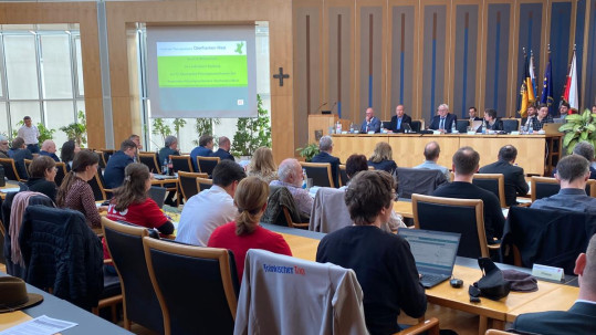 Vorstellung der Windvorranggebiete in der Ausschusssitzung des Regionalen Planungsverbandes Ofr-West