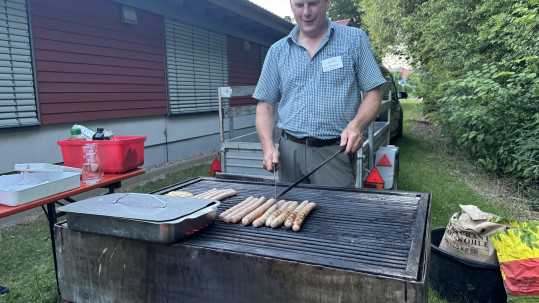 Grillmeister Klaus Siegelin