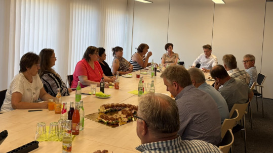 Kreisvorstandschaften im Gespräch mit MdB David Mandrella (SPD)