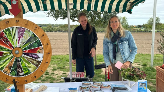 Infostand Frühstück am Hof