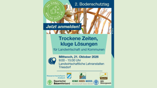 Einladung 2. Bodenschutztag