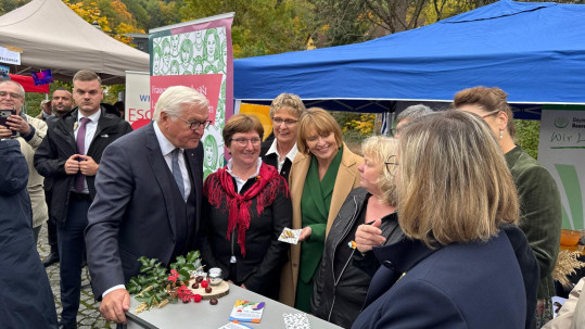 Bundespräsident im Gespräch Landfrauen